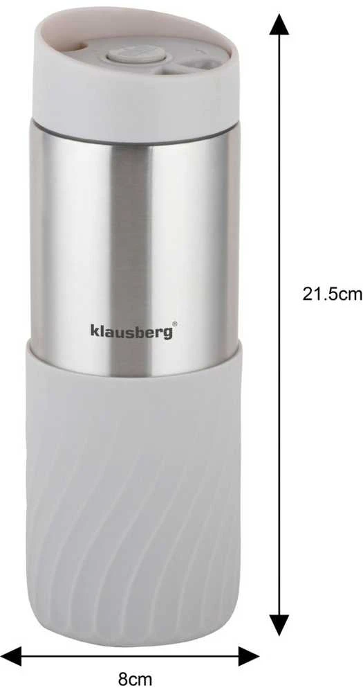 Termo puodelis, smėlio spalva, 420ml klausberg