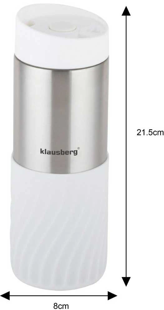 Puodelis Terminis puodelis, baltas, 420 ml, Klausberg