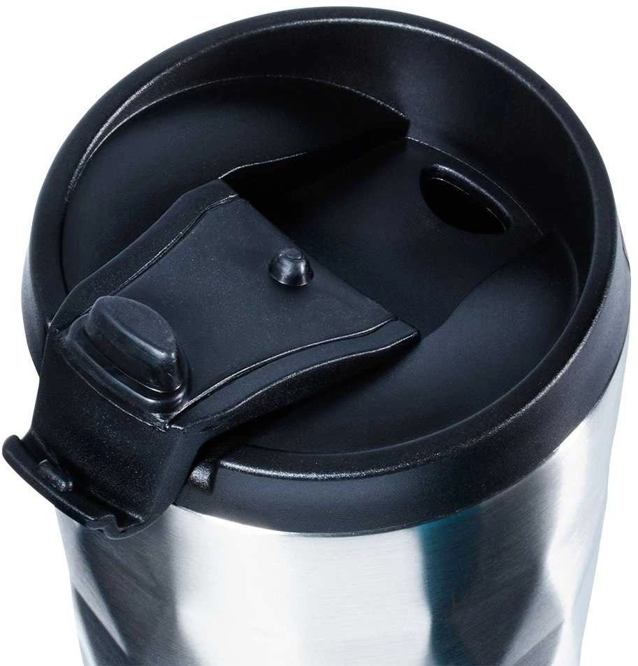 Orion Termo puodelis plienas 430 ml - vakuuminė izoliacija, atsparus išliejimui
