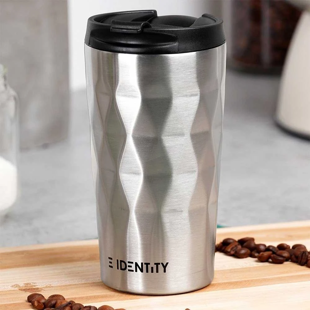 Orion Termo puodelis plienas 430 ml - vakuuminė izoliacija, atsparus išliejimui