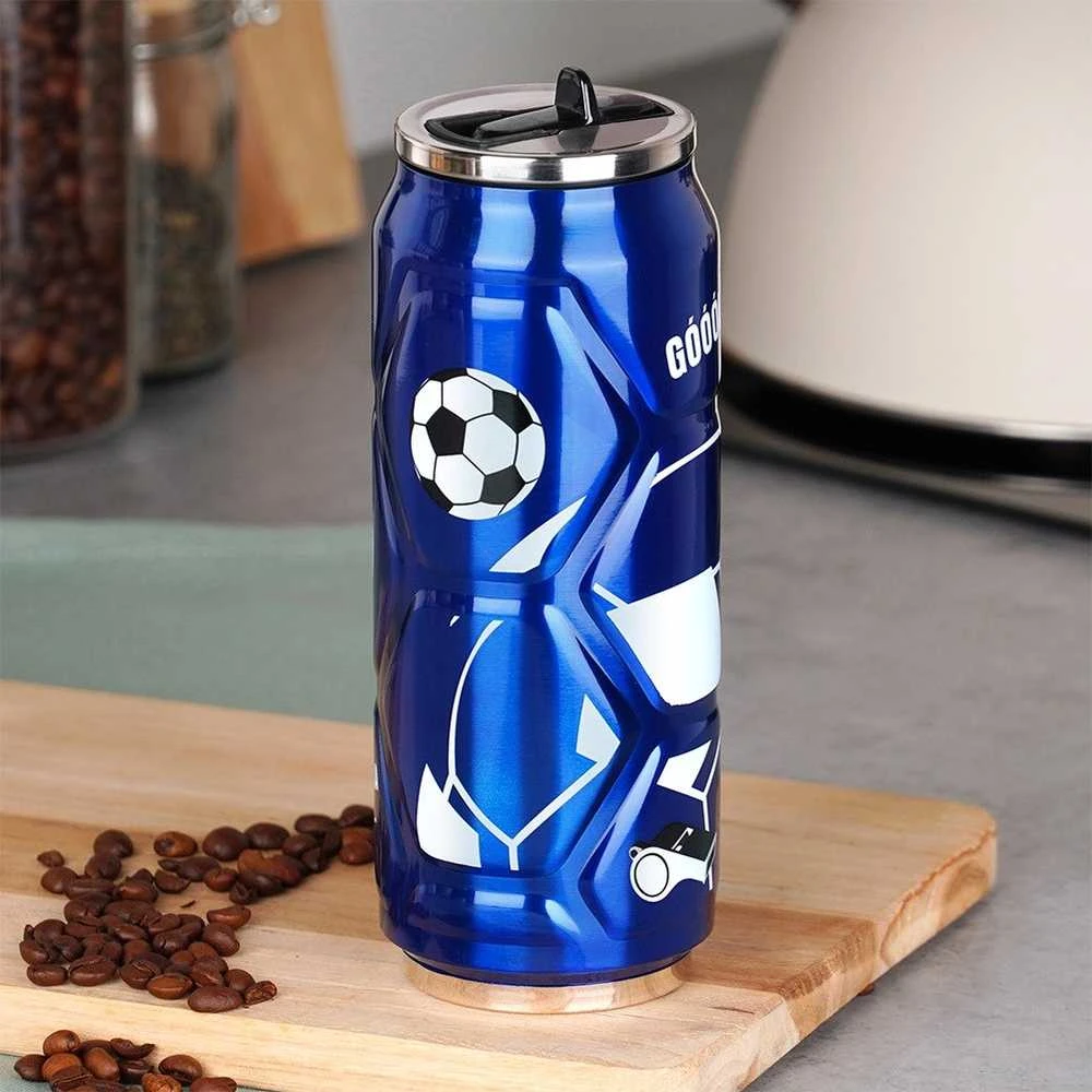 Orion Termo puodelis mėlynas 500 ml futbolo tema