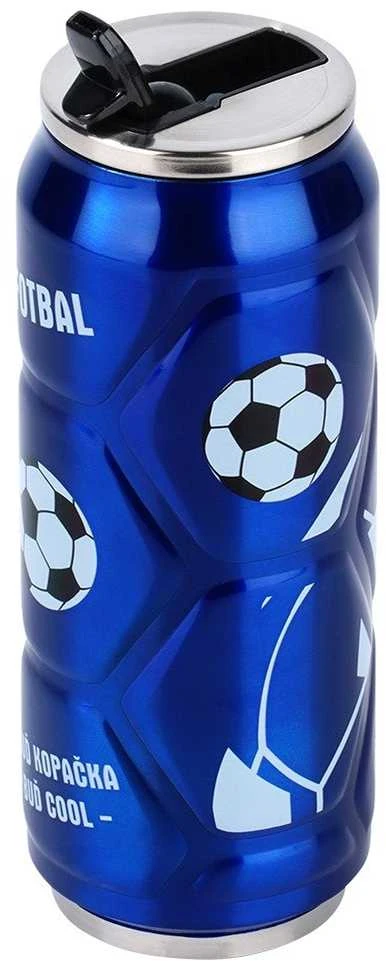 Orion Termo puodelis mėlynas 500 ml futbolo tema