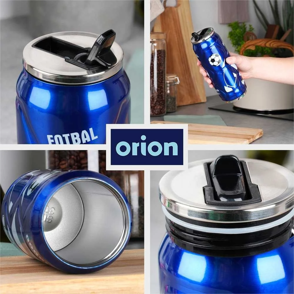 Orion Termo puodelis mėlynas 500 ml futbolo tema
