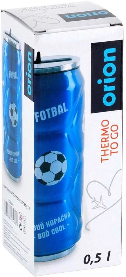 Orion Termo puodelis mėlynas 500 ml futbolo tema