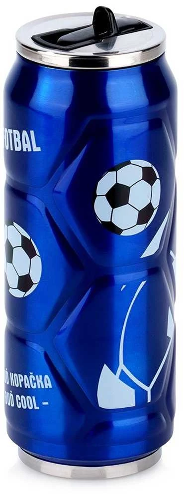 Orion Termo puodelis mėlynas 500 ml futbolo tema