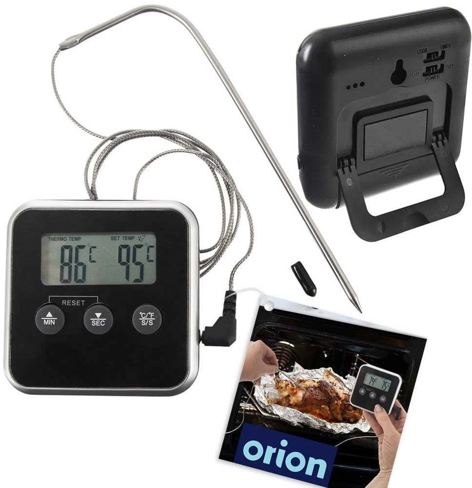 Orion elektroninis maisto termometras su zondu, 300°C, LCD ekranas