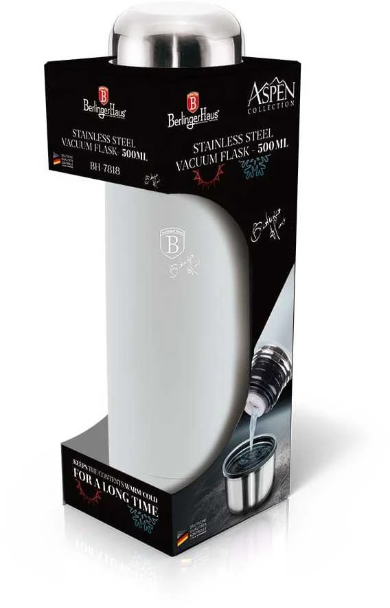 Plieninis termosas 0,5L BERLINGER HAUS ASPEN COLLECTION BH-7818