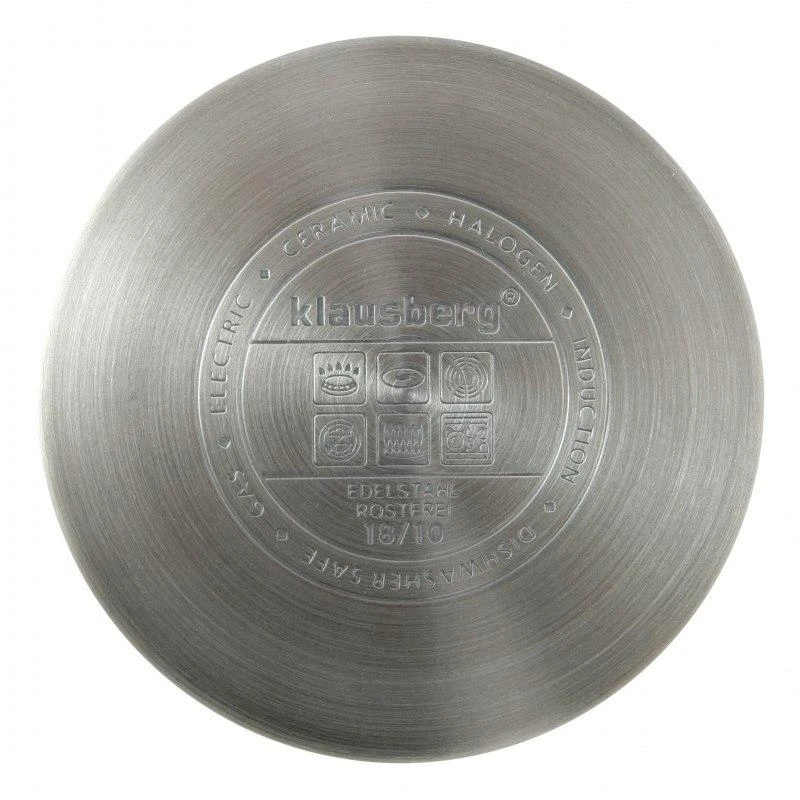 Puodas Puodas su dangčiu, plieno, 18 cm skersmens, 2,5 l, Klausberg
