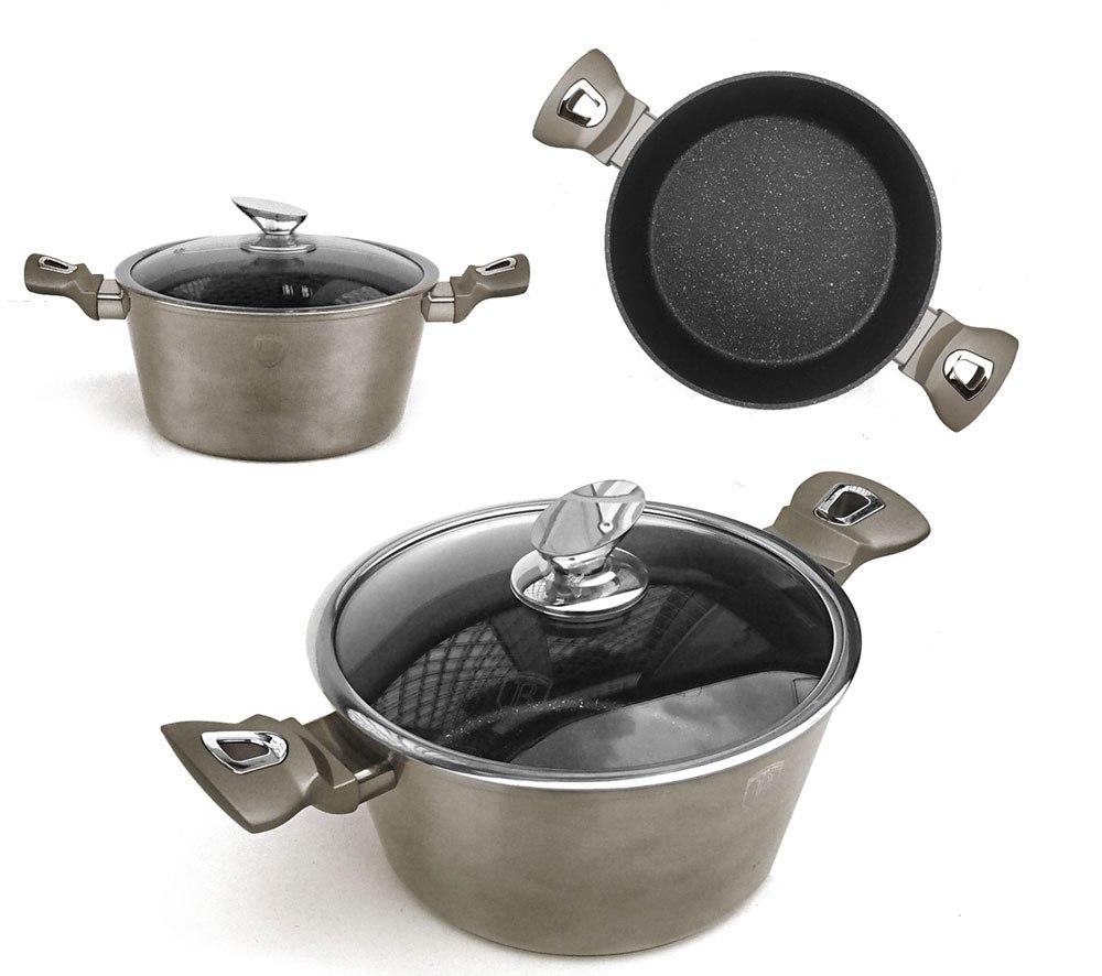 TRADICINIS PUODAS BERLINGER HAUS 26CM 7.3L ANGLES SU STIKLINIO DANGIU