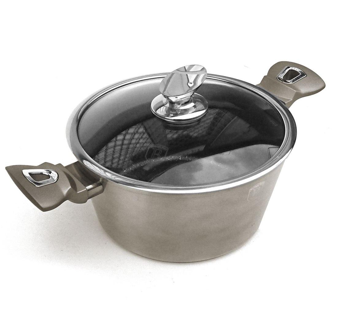 TRADICINIS PUODAS BERLINGER HAUS 26CM 7.3L ANGLES SU STIKLINIO DANGIU