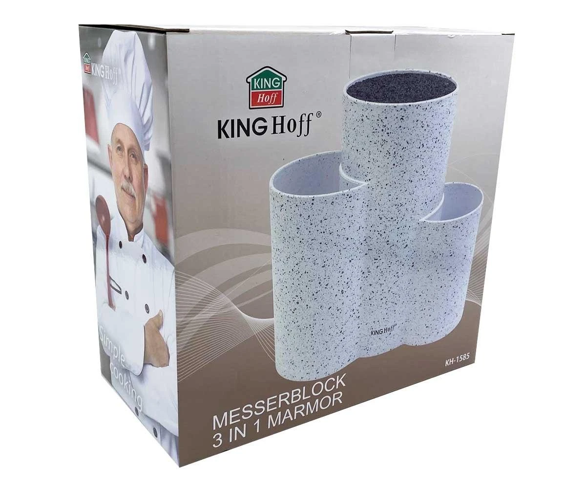 King Hoff 3 viename marmurinis peilių laikiklis King Hoff