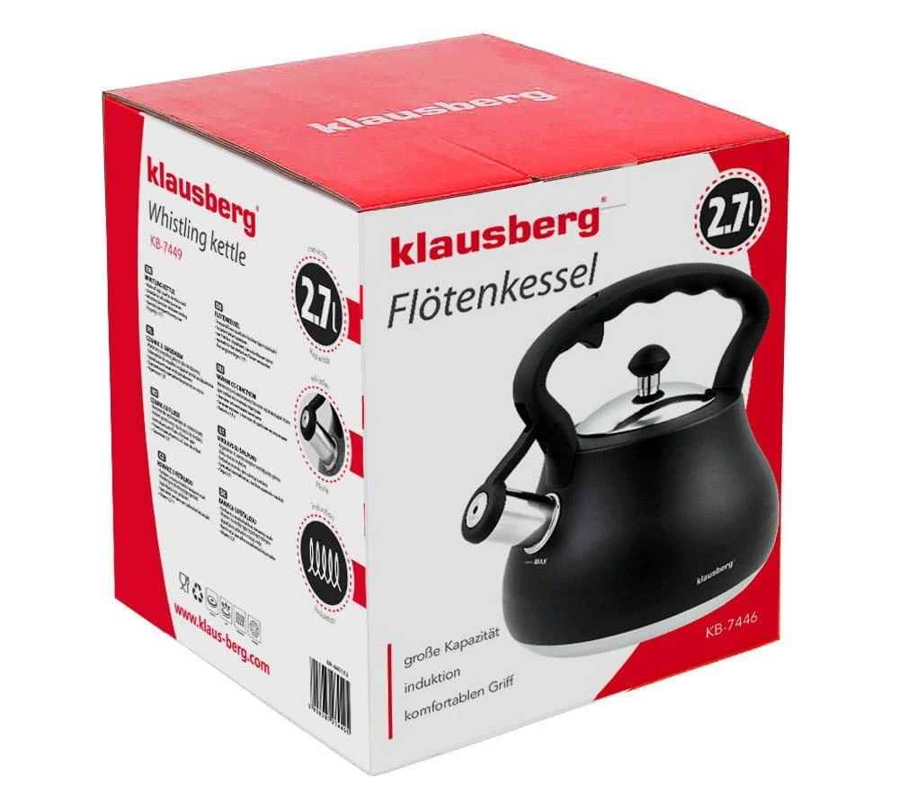 Klausberg virdulys 2,7L su originalia pakuote