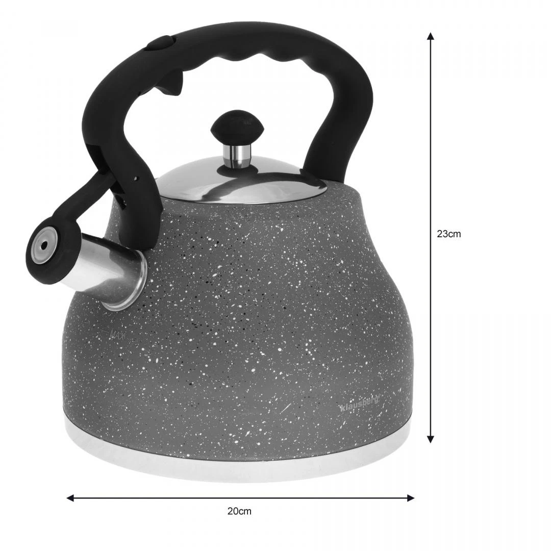 Virdulys tradycyjny 2,7l pilka marmurek klausberg