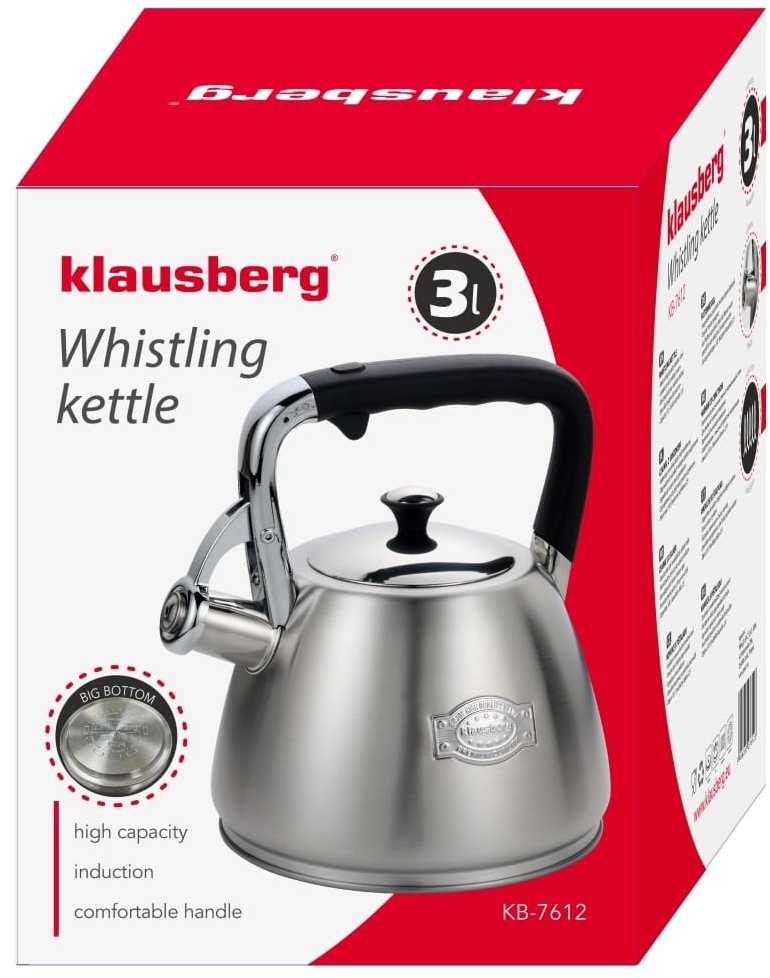 Virdulys, stal, 3l, sidabrinis klausberg
