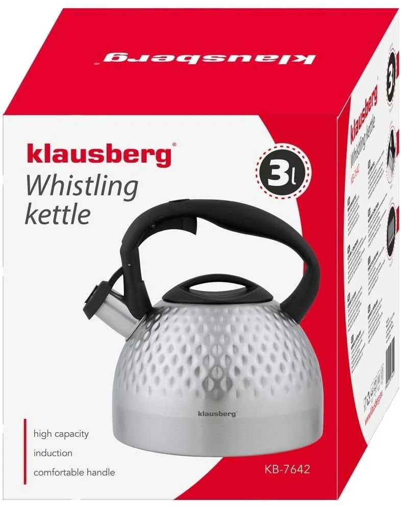 Virdulys, Virdulys, plieno, 3 l, sidabrinis Klausberg