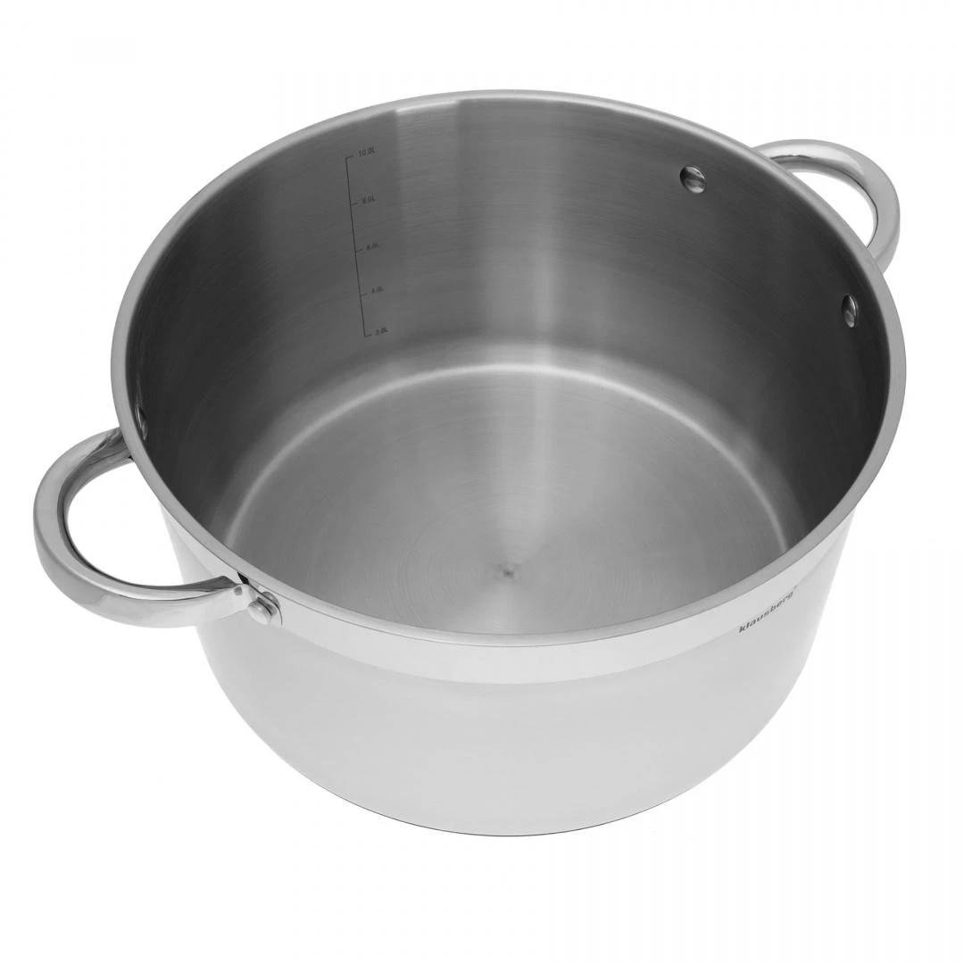 Puodas Puodas su dangčiu 11,5 l, 30 cm skersmens, Klausberg plienas