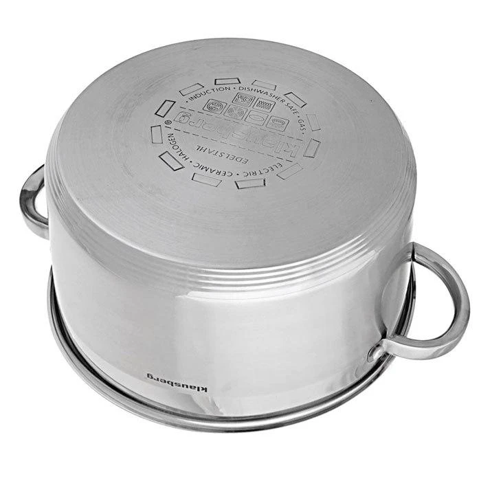 Puodas Plieninis puodas, 32 cm skersmens, 14 l, Klausberg
