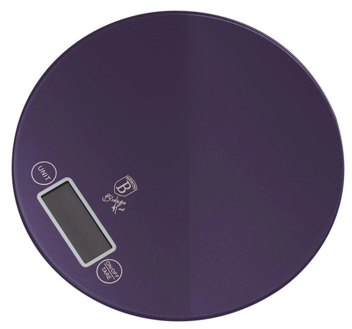 Virtuvinės svarstyklės VIRTUVĖS SVORIS 5kg 1g BERLINGER HAUS PURPLE ECLIPSE BH-9434