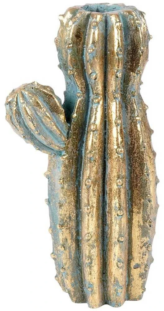 Vilde Aukso vaza kaktuso forma 41,5 cm