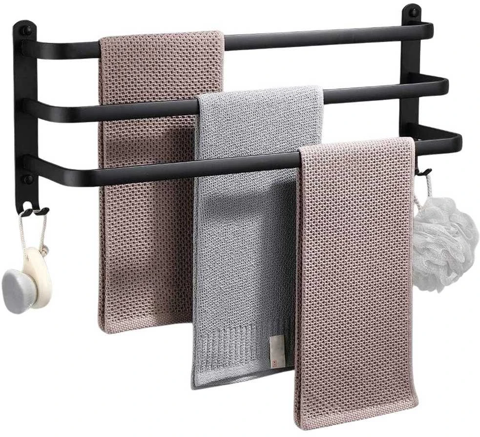 Vilde Rankšluosčių kabykla aliuminis juoda 60 cm