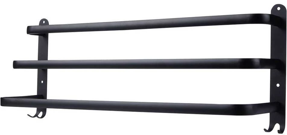 Vilde Rankšluosčių kabykla aliuminis juoda 60 cm