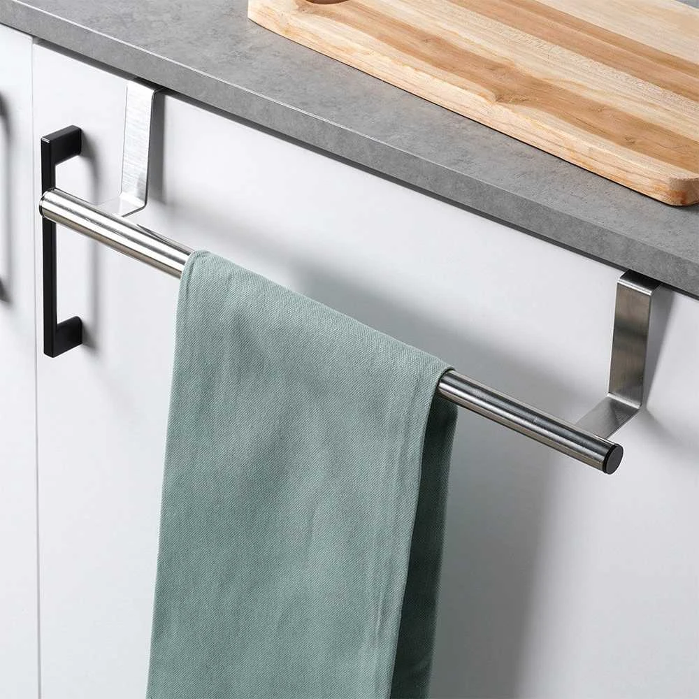 Excellent Houseware Bathroom Solutions Virtuvės rankšluosčių laikiklis, 25-40 cm, reguliuojamas, nerūdijančio plieno