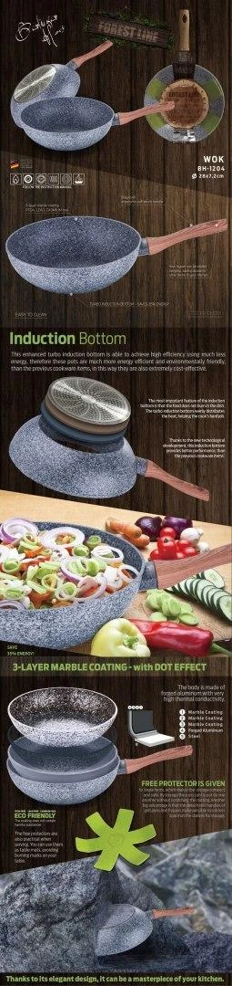 Berlinger Haus Wok Forest 28cm keptuvė