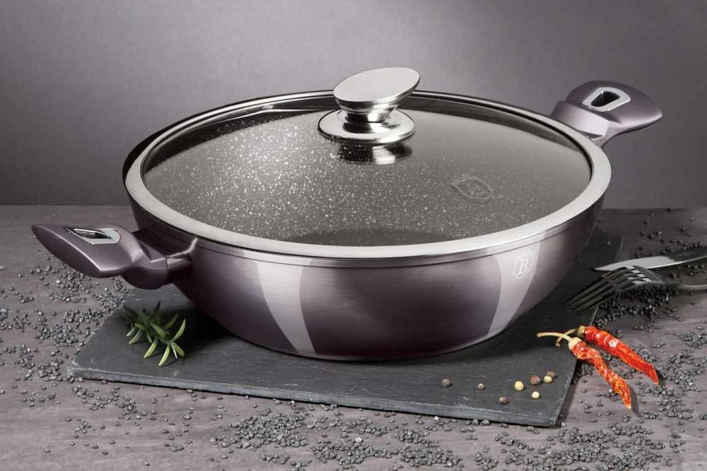 Berlinger Haus granitinis puodas bh-7111, carbon pro, 28 cm
