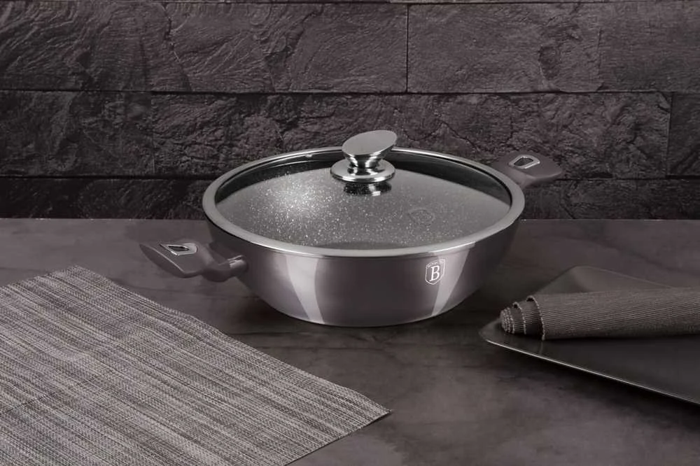 Berlinger Haus granitinis puodas bh-7111, carbon pro, 28 cm