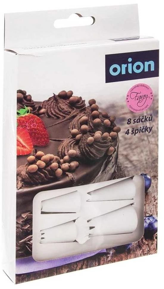 Orion Konditerijos rinkinys 35 cm 12 vnt. maišelių su antgaliais