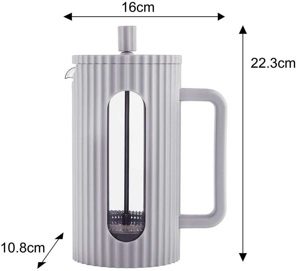 ZAPARZACZ DO HERBATY KAWY SZKLANY FRENCH PRESS 1000 ML PILKA KLAUSBERG KB-7752