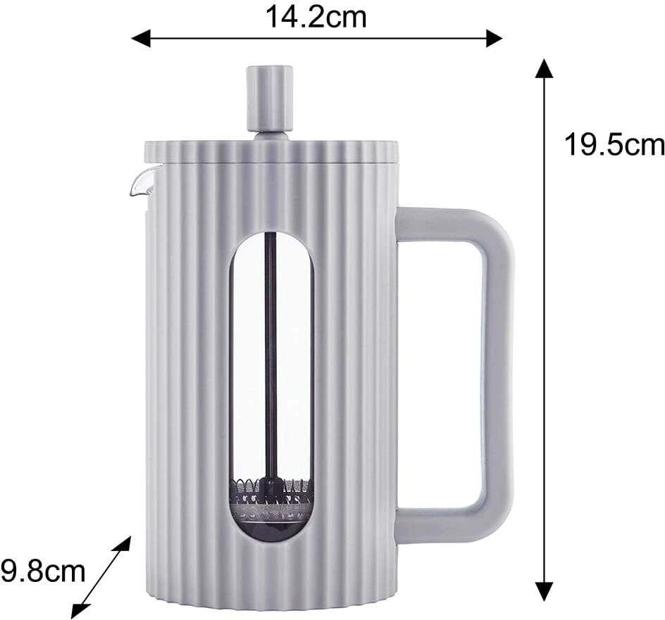 ZAPARZACZ DO HERBATY KAWY SZKLANY FRENCH PRESS 600 ML PILKA KLAUSBERG KB-7747