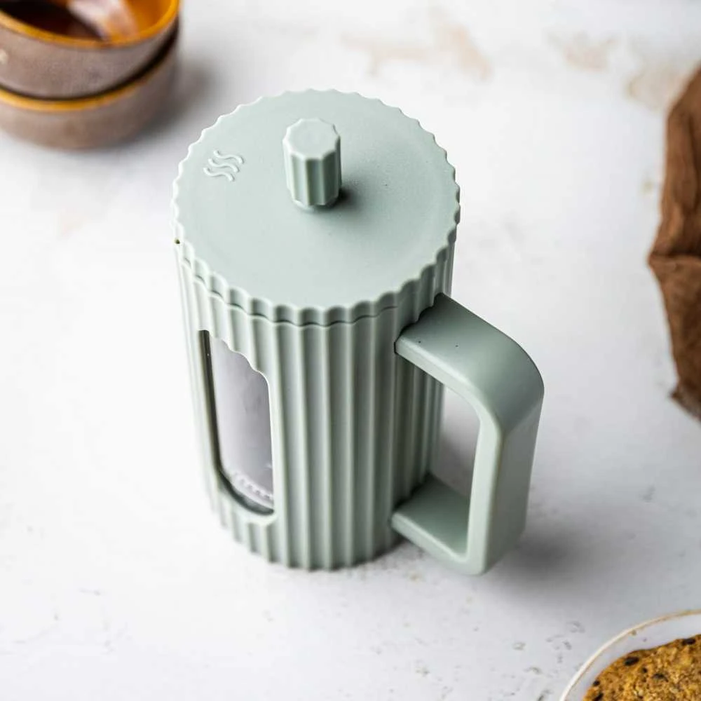 ZAPARZACZ DO HERBATY KAWY SZKLANY FRENCH PRESS 600 ML Žalias KLAUSBERG KB-7750