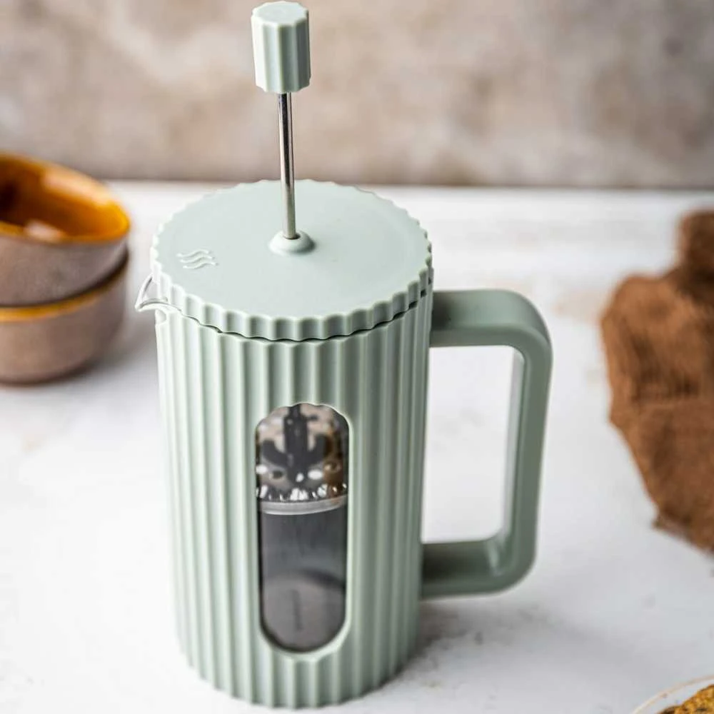 ZAPARZACZ DO HERBATY KAWY SZKLANY FRENCH PRESS 1000 ML Žalias KLAUSBERG KB-7755