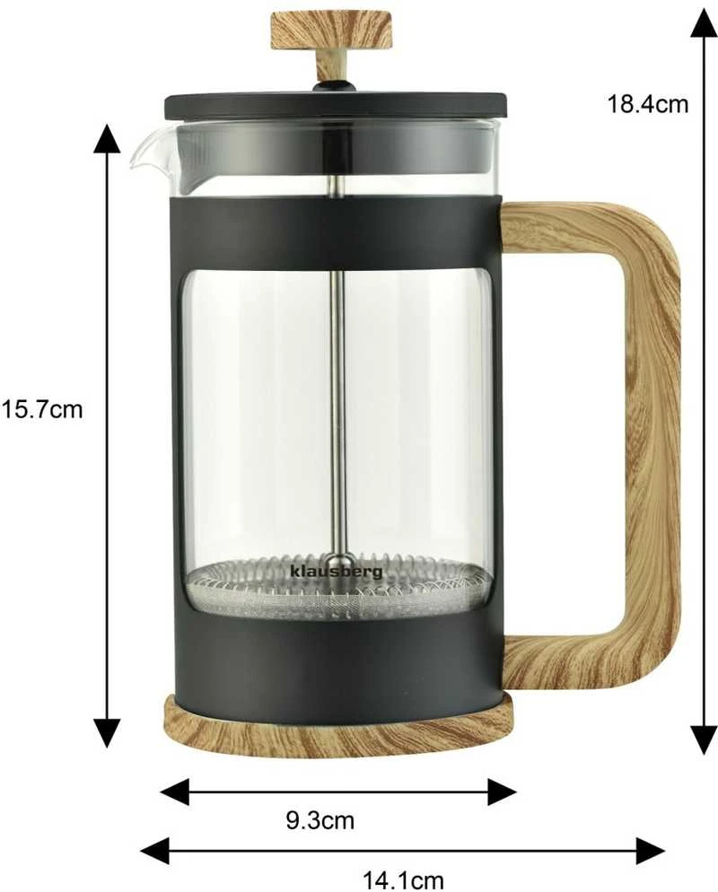Zaparzacz Medinis kavos/arbatos virimo aparatas, 0,60 l, Klausberg