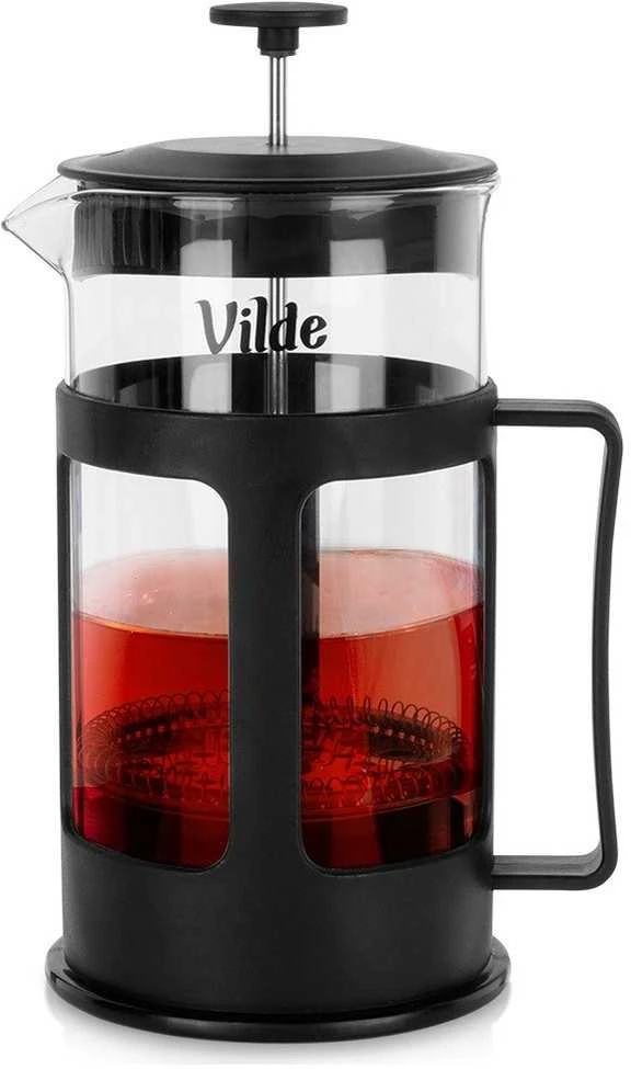 Kavinukas su stūmokliu Vilde, 1 l, stiklinis
