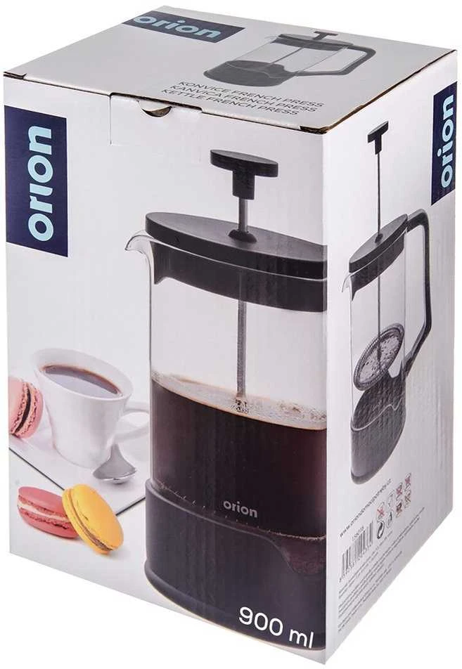 Nava Orion Kavos ir arbatos aparatas 900 ml Stiklinis prancūziškas presas