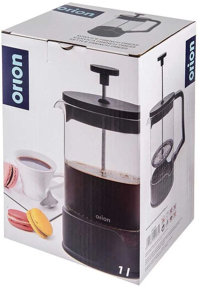 Orion Kavos ir arbatos ruošimo priemonė French Press 1 L su stūmikliu