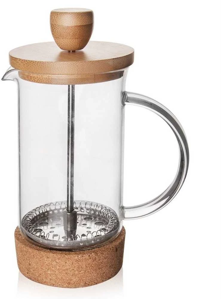 Orion Kavinukas su stūmokliu 400 ml Stiklinis
