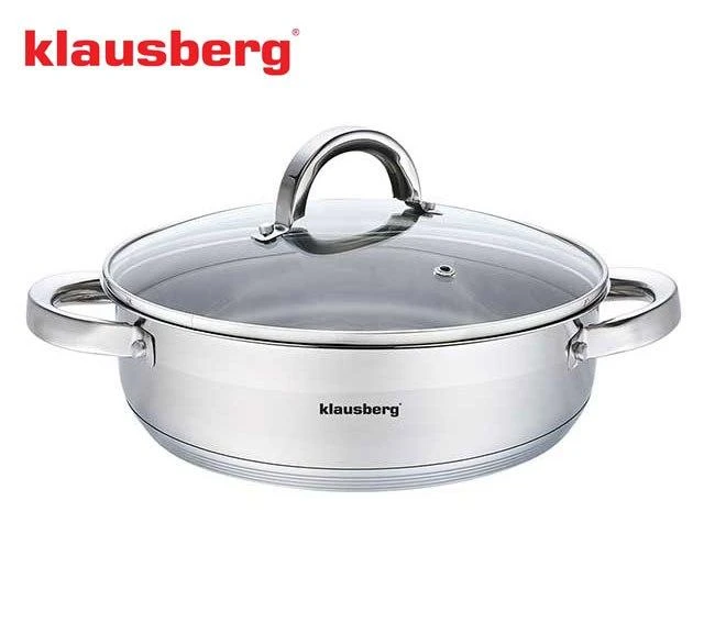 Puodas Plieninis puodas, 26 cm skersmens, 4,6 l, Klausberg