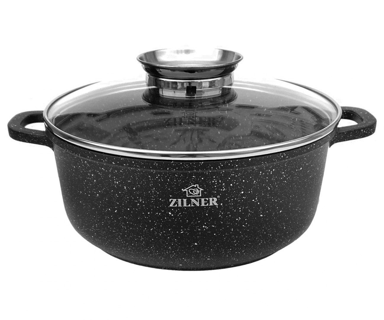 MARMURINIS KERAMINIS PUODAS 3,3L 22cm ZILNER zl 9004