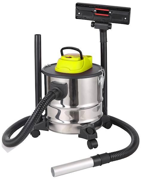 MalTec TurboVac ML2500 Aschesauger – 20 Liter, Hitzebeständig, Mit Aluminium-Schlauch Für Kamin Und Ofen
