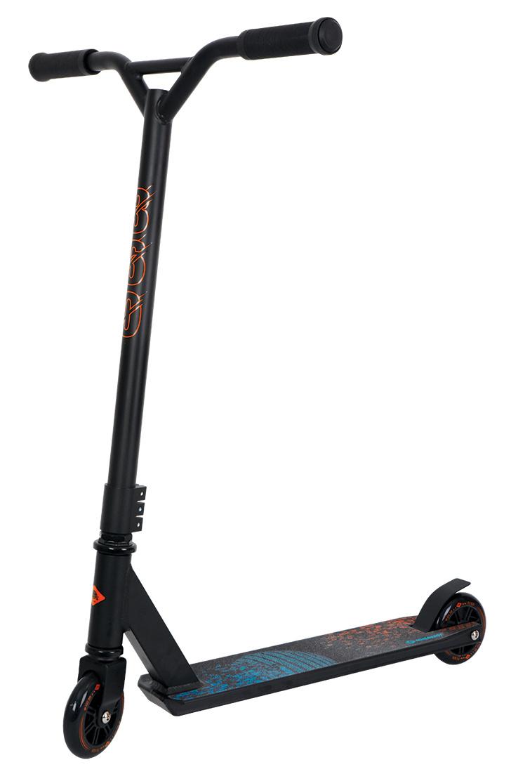 Triukinis paspirtukas Schildkröt Funsports Stunt Scooter 360 Space Junior,  juodas | Varle.lt