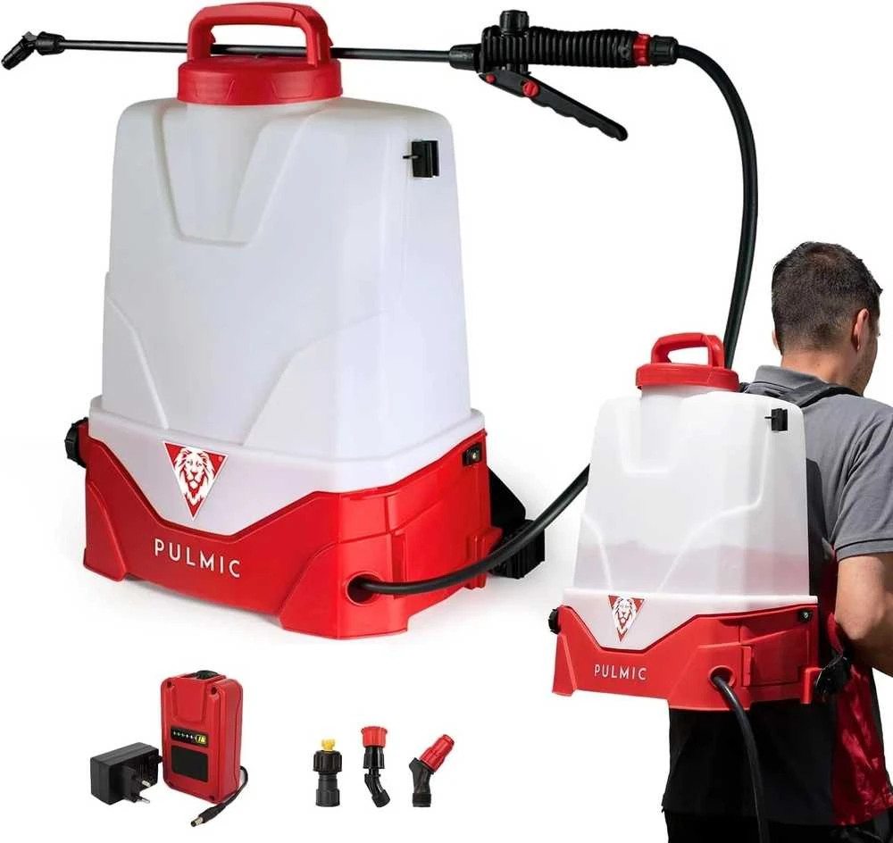 Akumuliatorinis sodo purkštuvas Pulmic Pegasus Lite 15L su ličio baterija + Dovana 100cm prailginimas