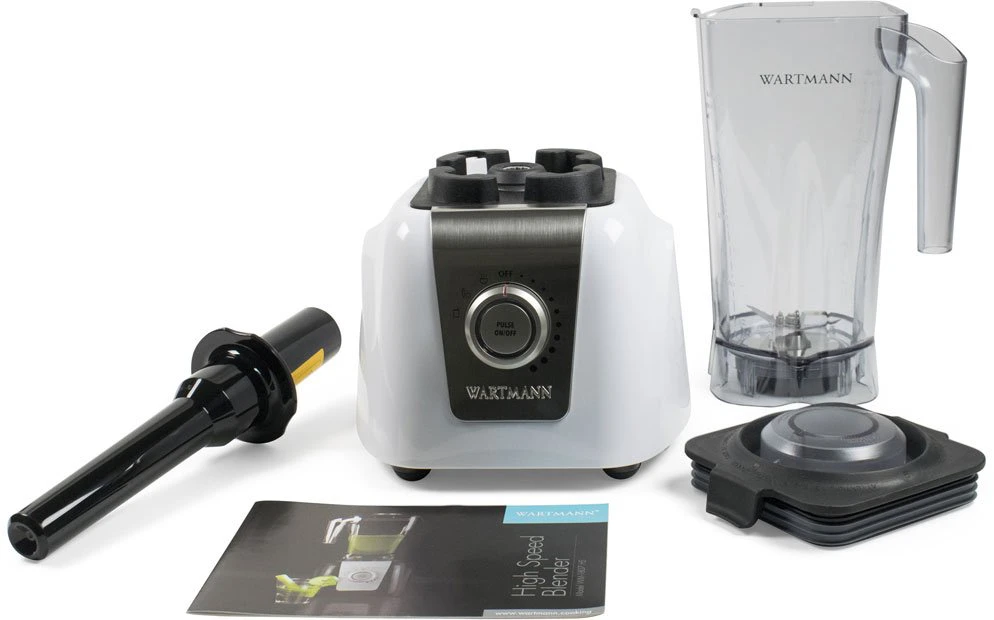 Blenderis Wartmann® WM-1807 High Speed Tritan, Baltas