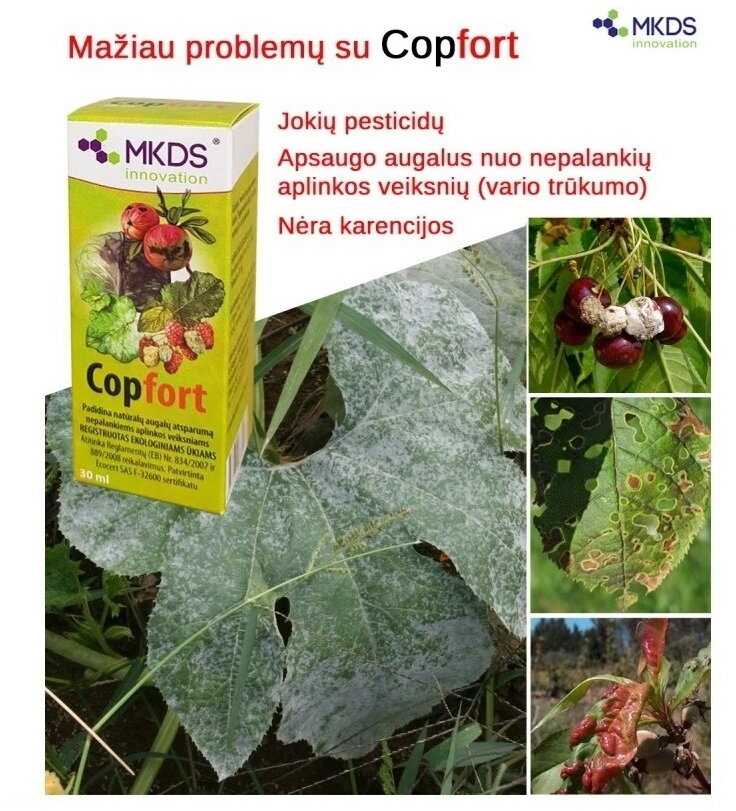 Mkds Copfort, trąšos nuo ligų, 30ml
