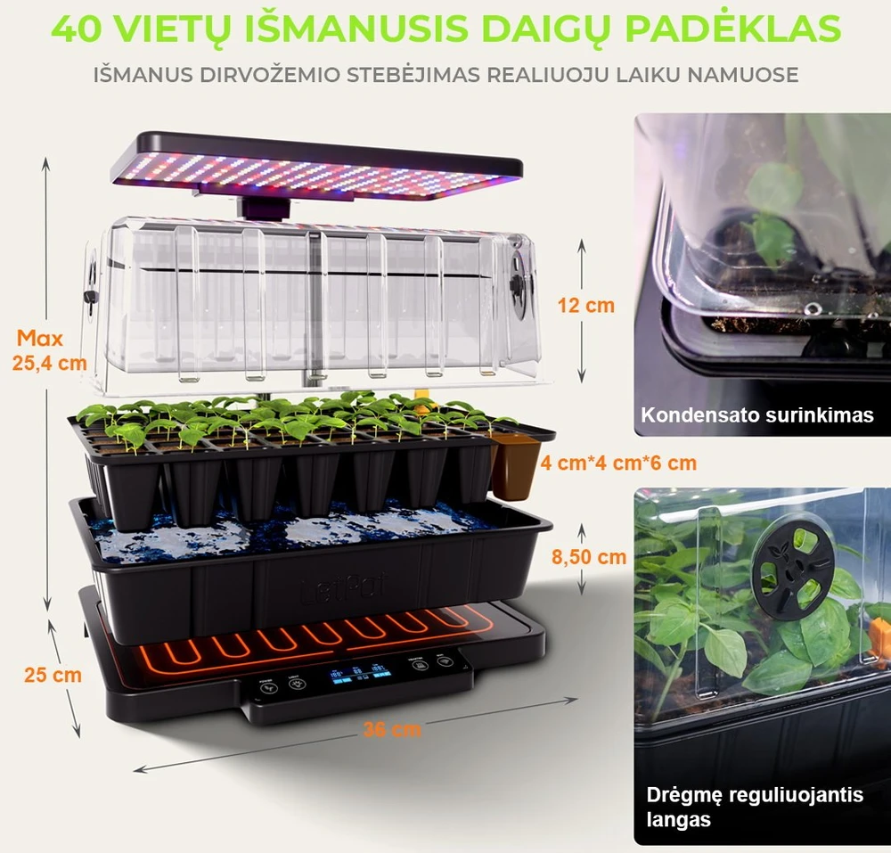 Išmanioji daigykla Let Pot SS-Pro + Dovana