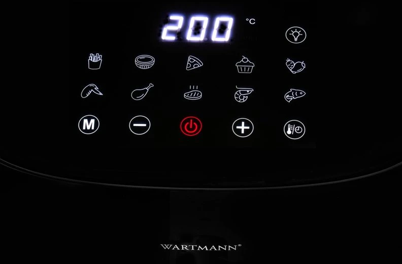 Karšto oro gruzdintuvė Wartmann® WM-2408 AF, 6L, keraminė