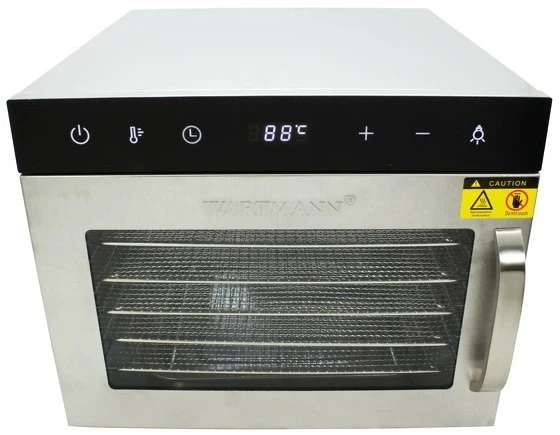 Vaisių džiovyklė Wartmann® WM-2206 DH nerūdijančio plieno, 6 padėklai