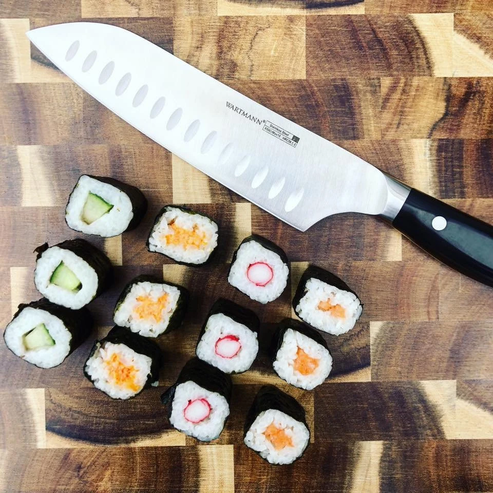 Wartmann Santoku peilis 18 cm Pro Series, 58 HRC